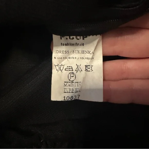 ✨Black Lace & Tulle Bubble Hem Dress – Size Medium✨ - Picture 8 of 9